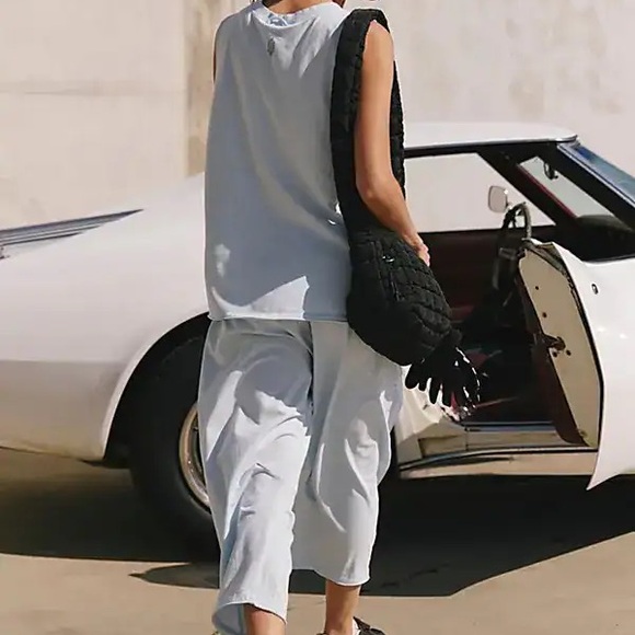 Free People Hot Shot Relaxed Set, XS, White, EUC - Picture 3 of 9